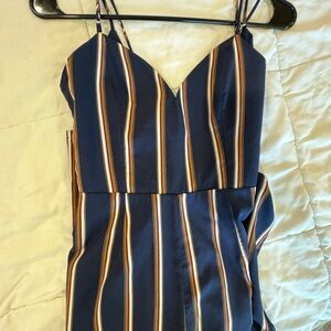 Navy Blue Romper